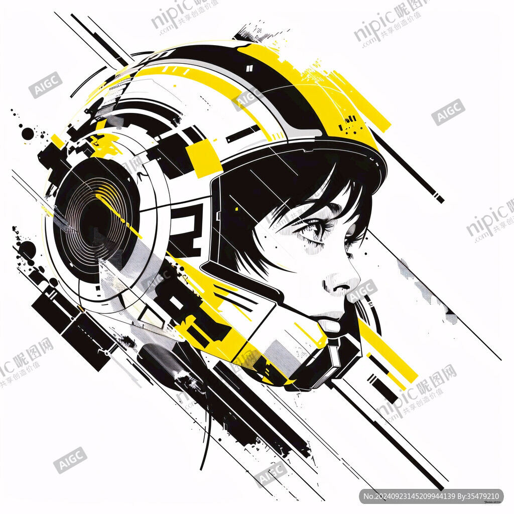 科技男插畫(huà)