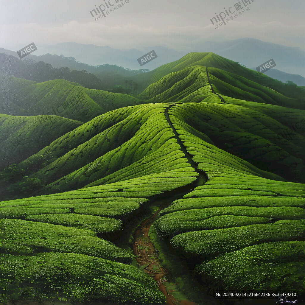 茶園廣告素材