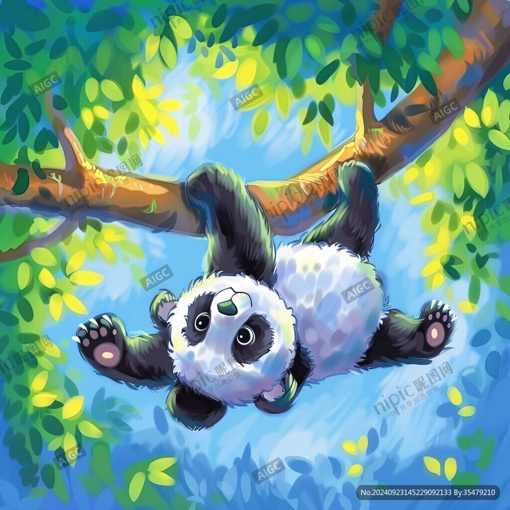 樹上小熊貓
