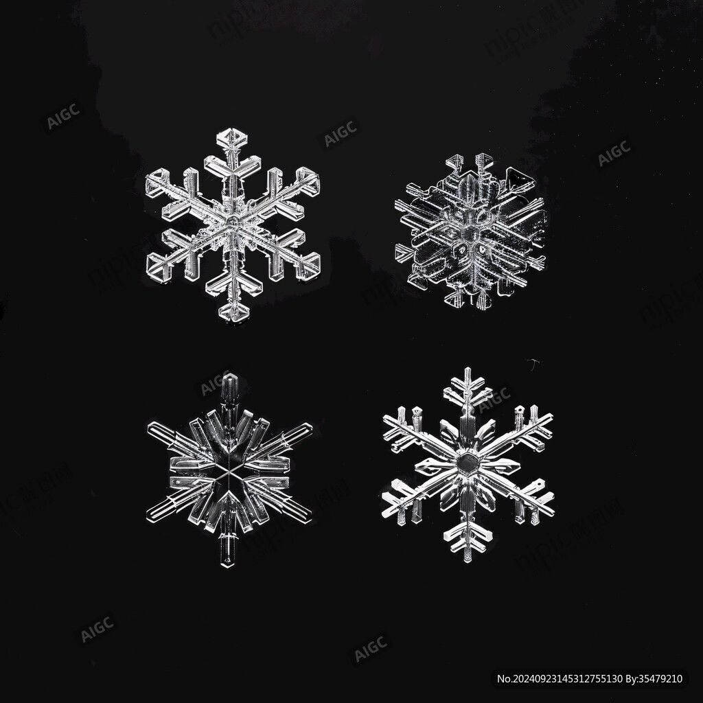 雪花效果圖