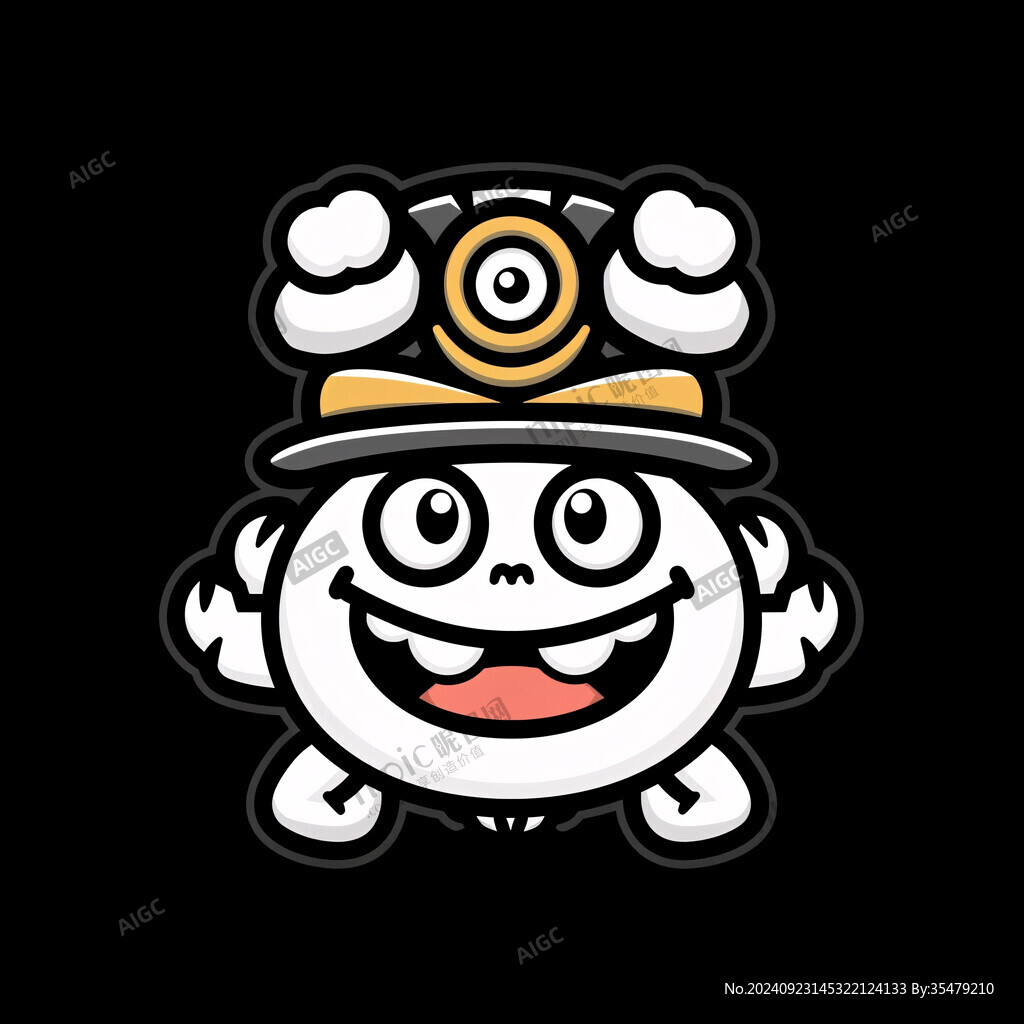 海盜卡通logo