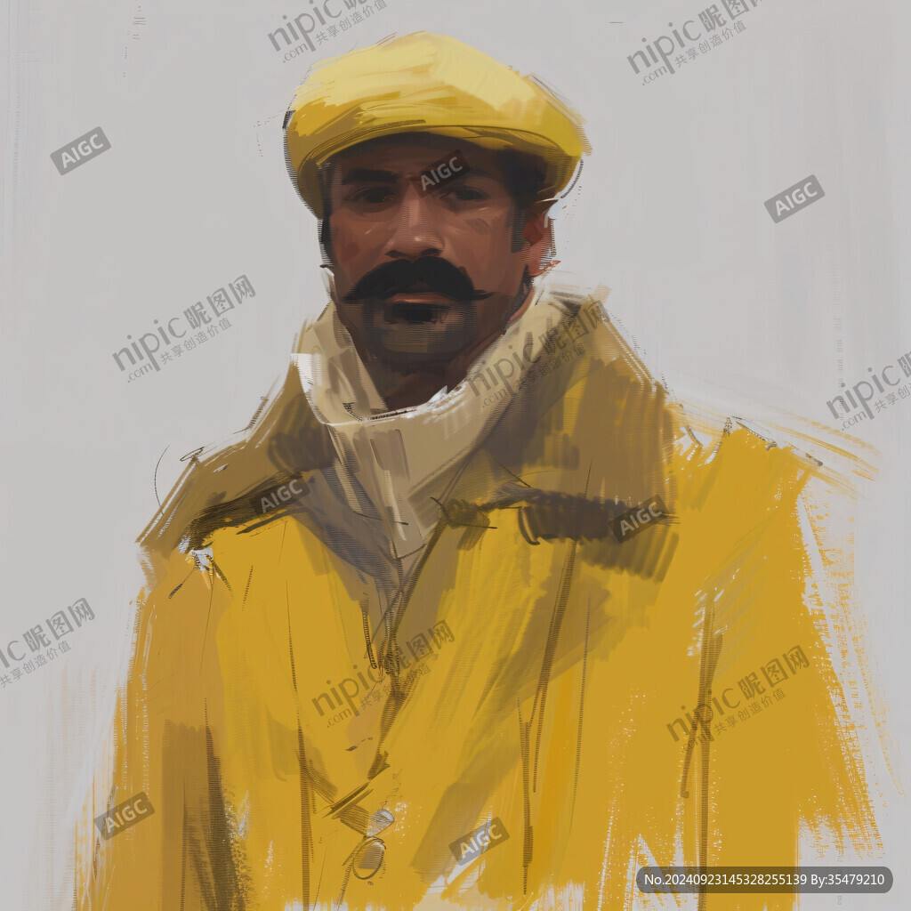 人物造型胡子昂