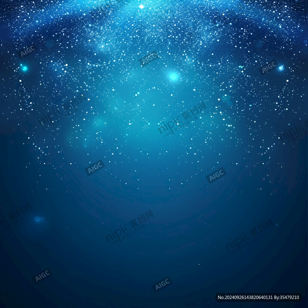 科技藍色星空