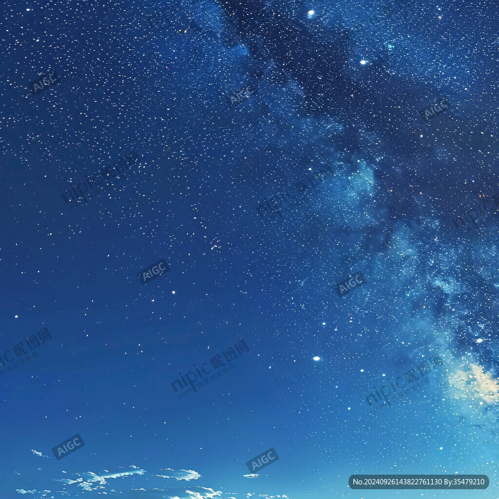 藍色天空星空