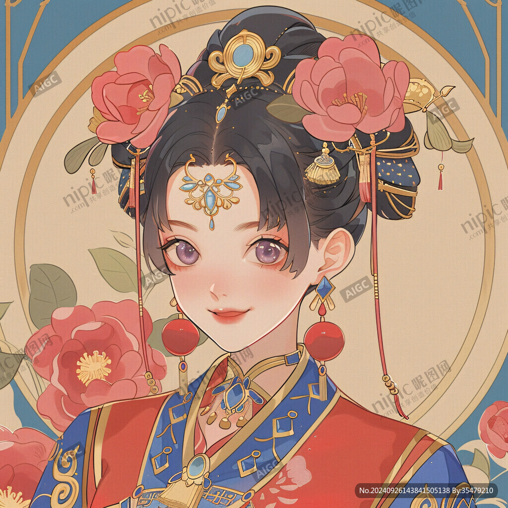 國風(fēng)女性頭像