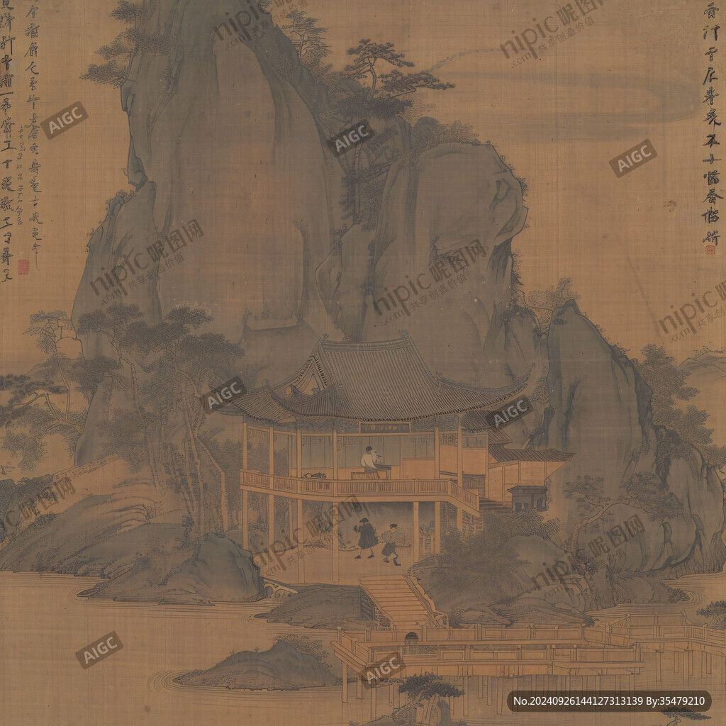 山水樓閣 幽靜雅致