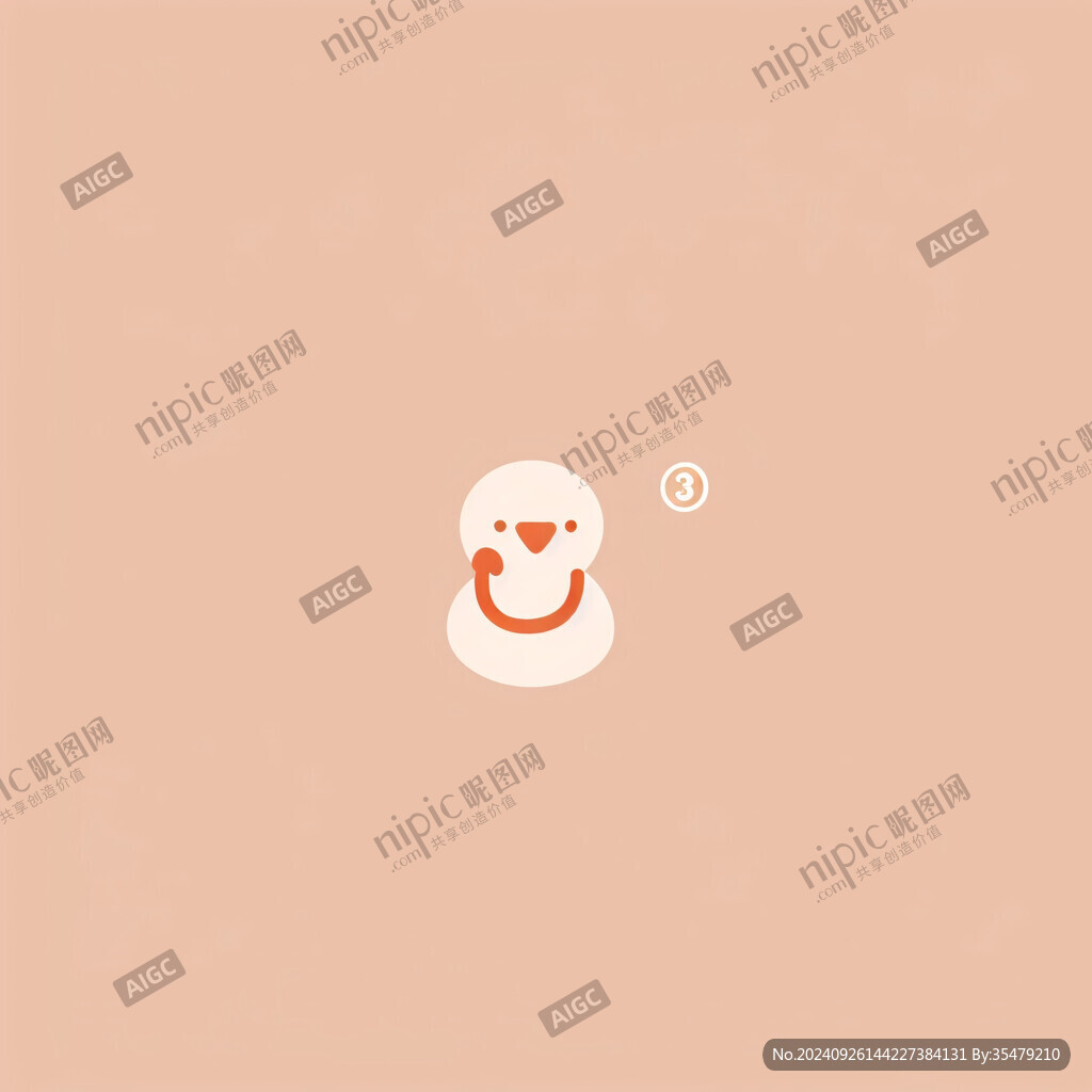 極簡鴨子logo