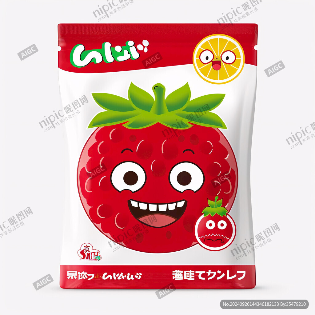 番茄味零食包裝