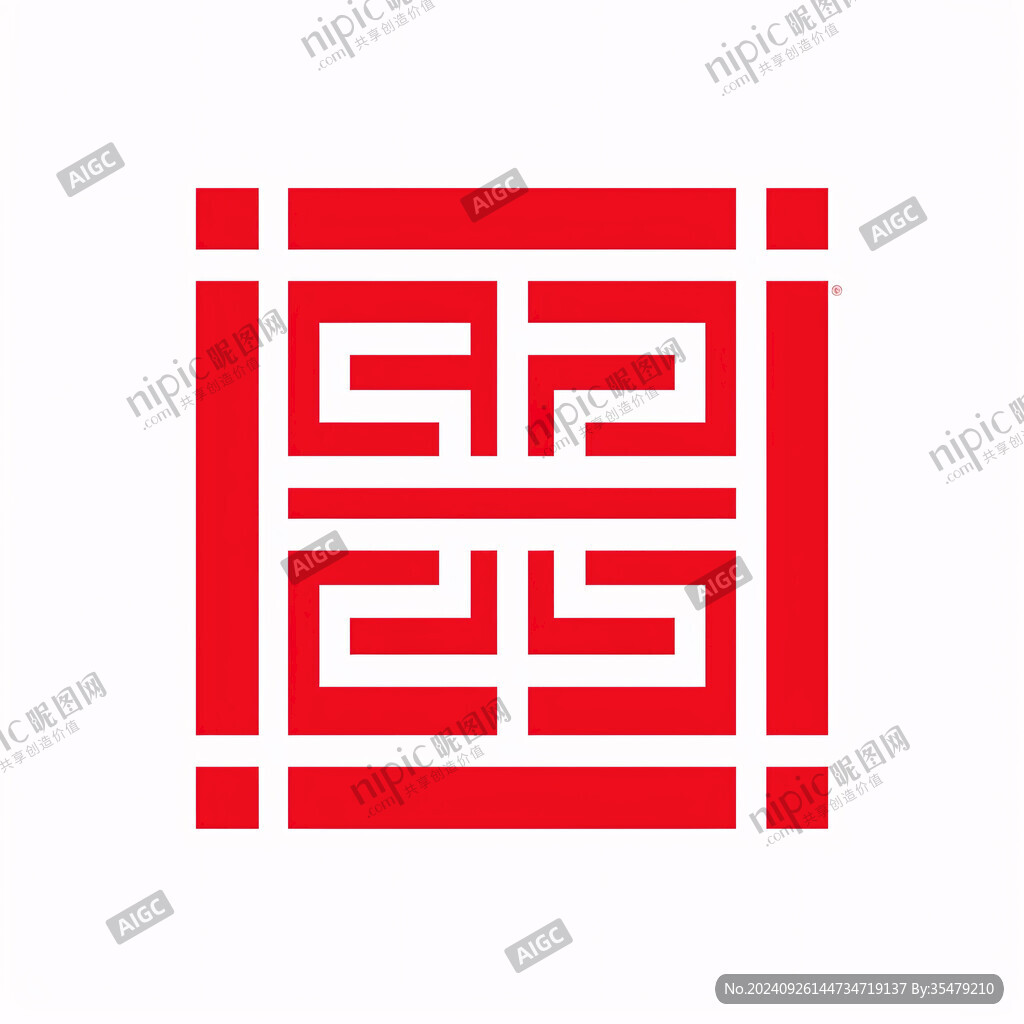 簡(jiǎn)約回紋標(biāo)志
