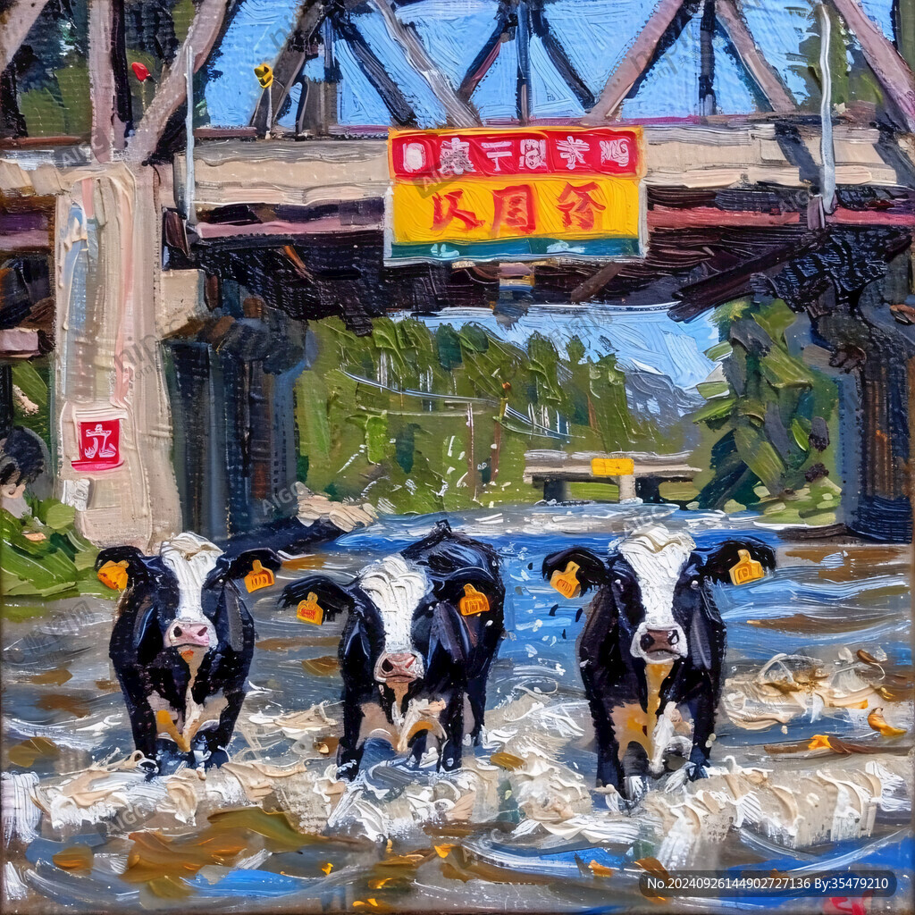 街子古鎮(zhèn)油畫