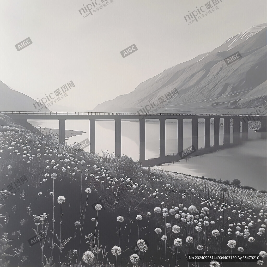 舟岱大橋插畫