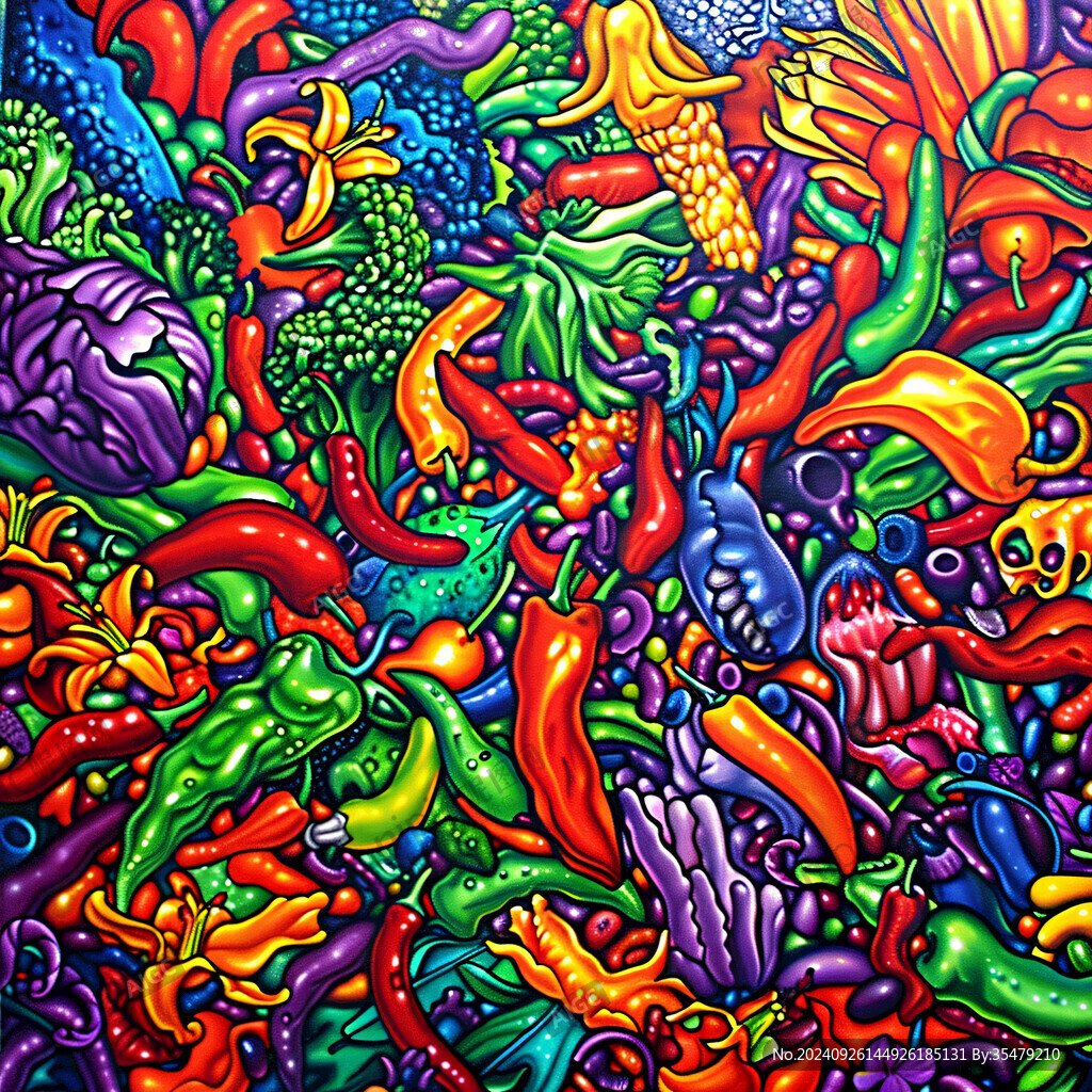 魷魚墻繪