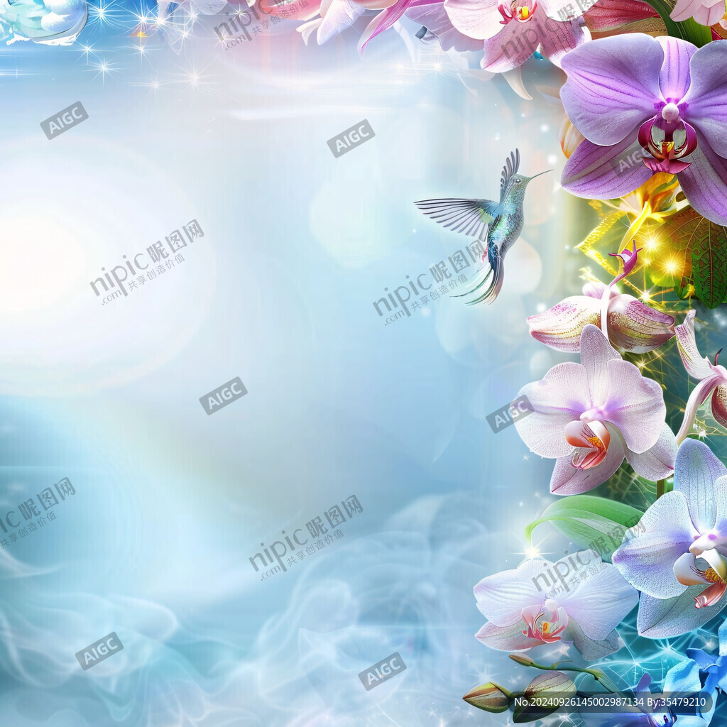 蘭花與蝴蝶