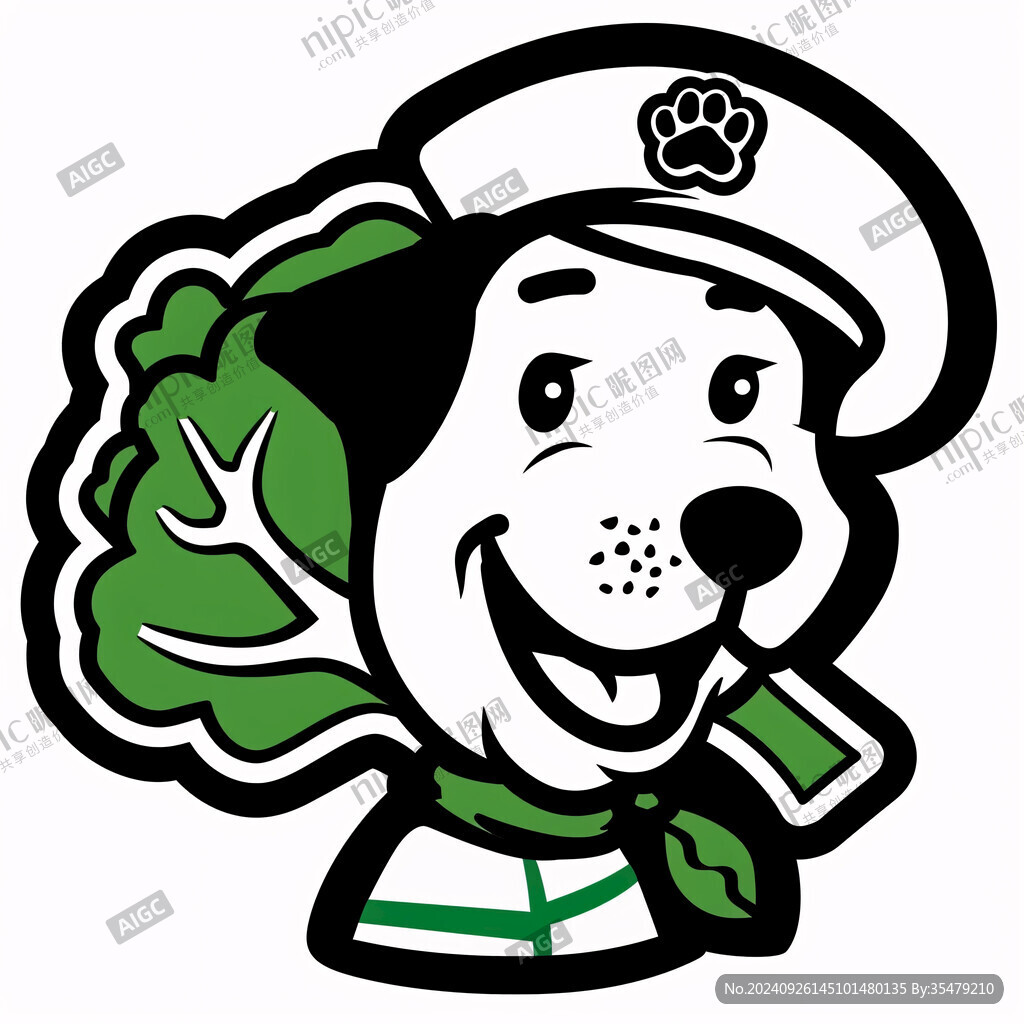 卡通狗形象logo