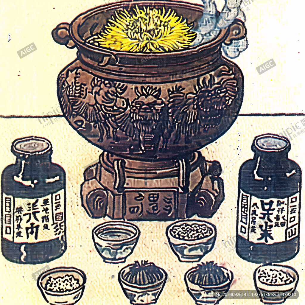 傳統(tǒng)制藥圖