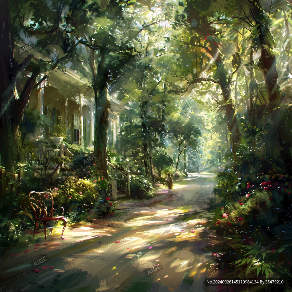 唯美森系場景