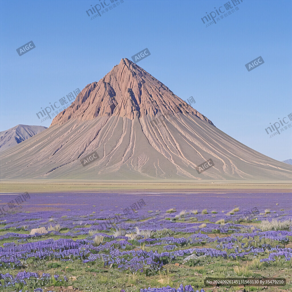 草原上的火山