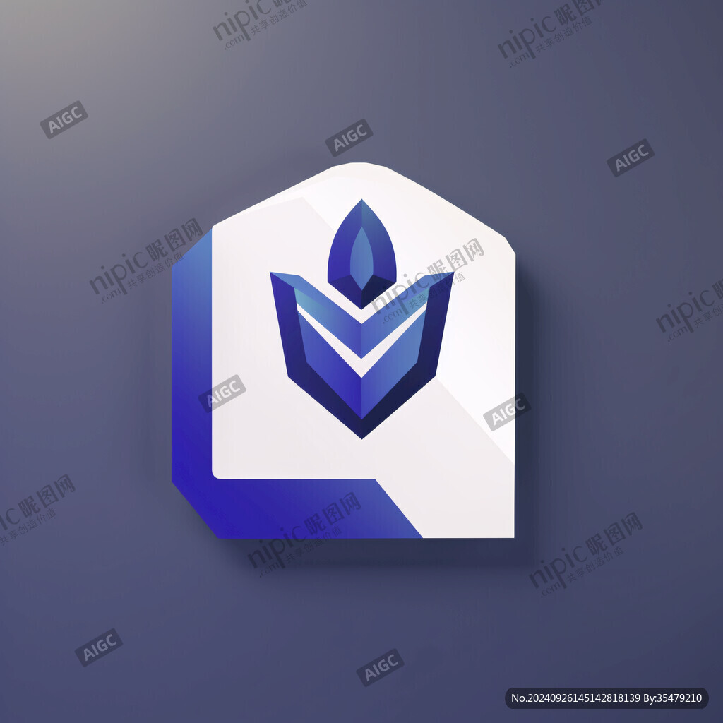 紫色鉆石logo
