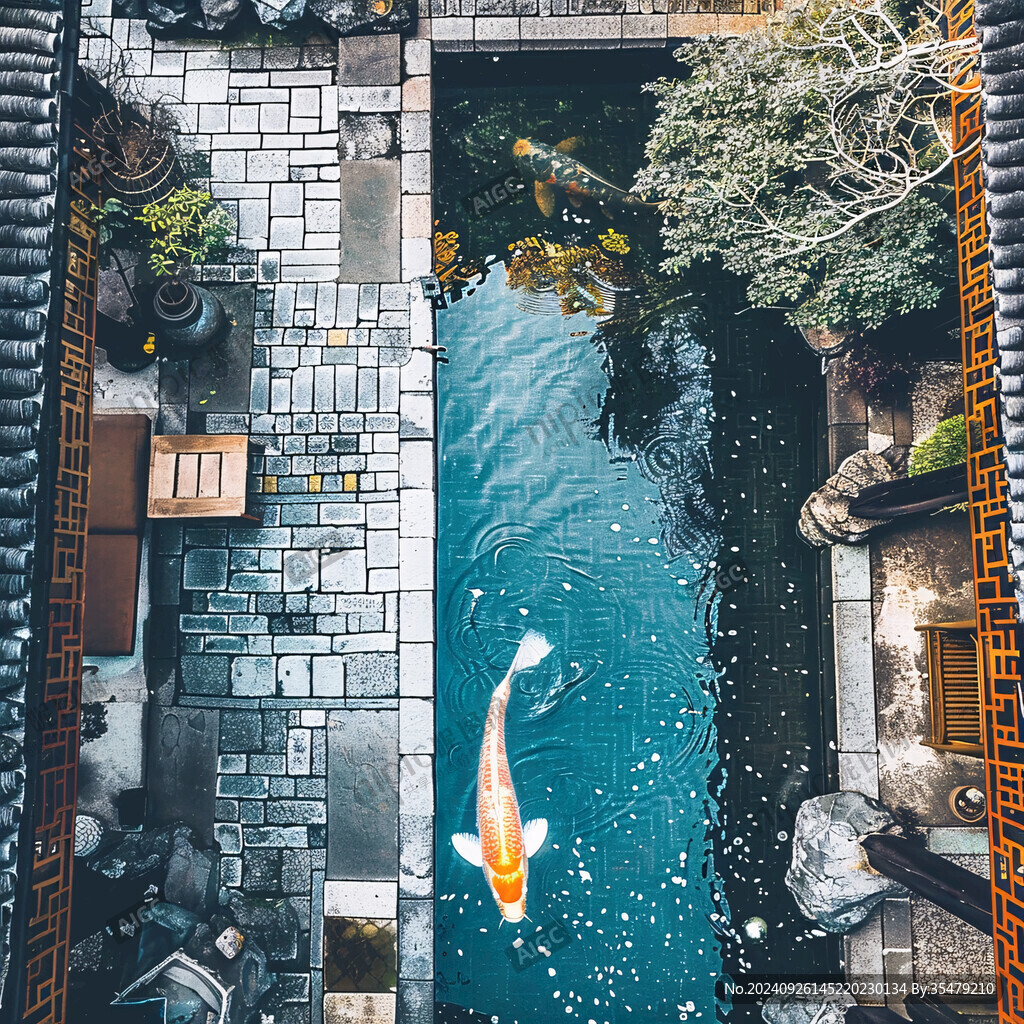 中式魚池