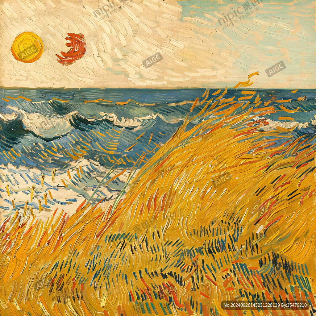 紅海灘插畫