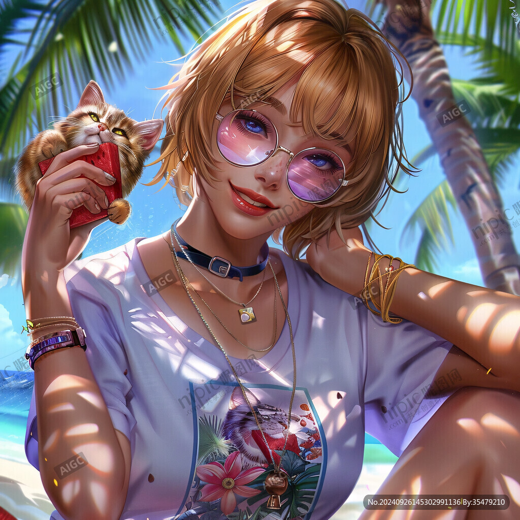 厚涂少女