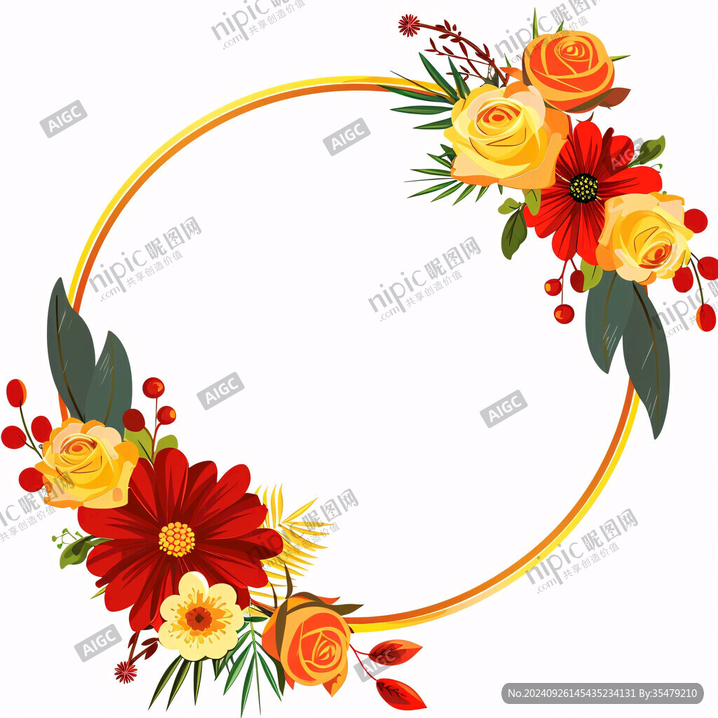 金邊花環(huán) 浪漫滿溢
