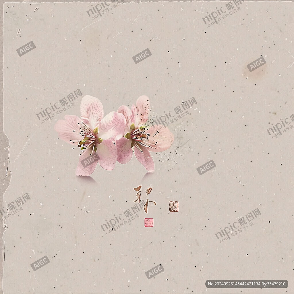 淡雅花開 春意盎然