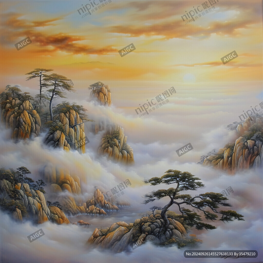 云海仙境 峰巒疊嶂
