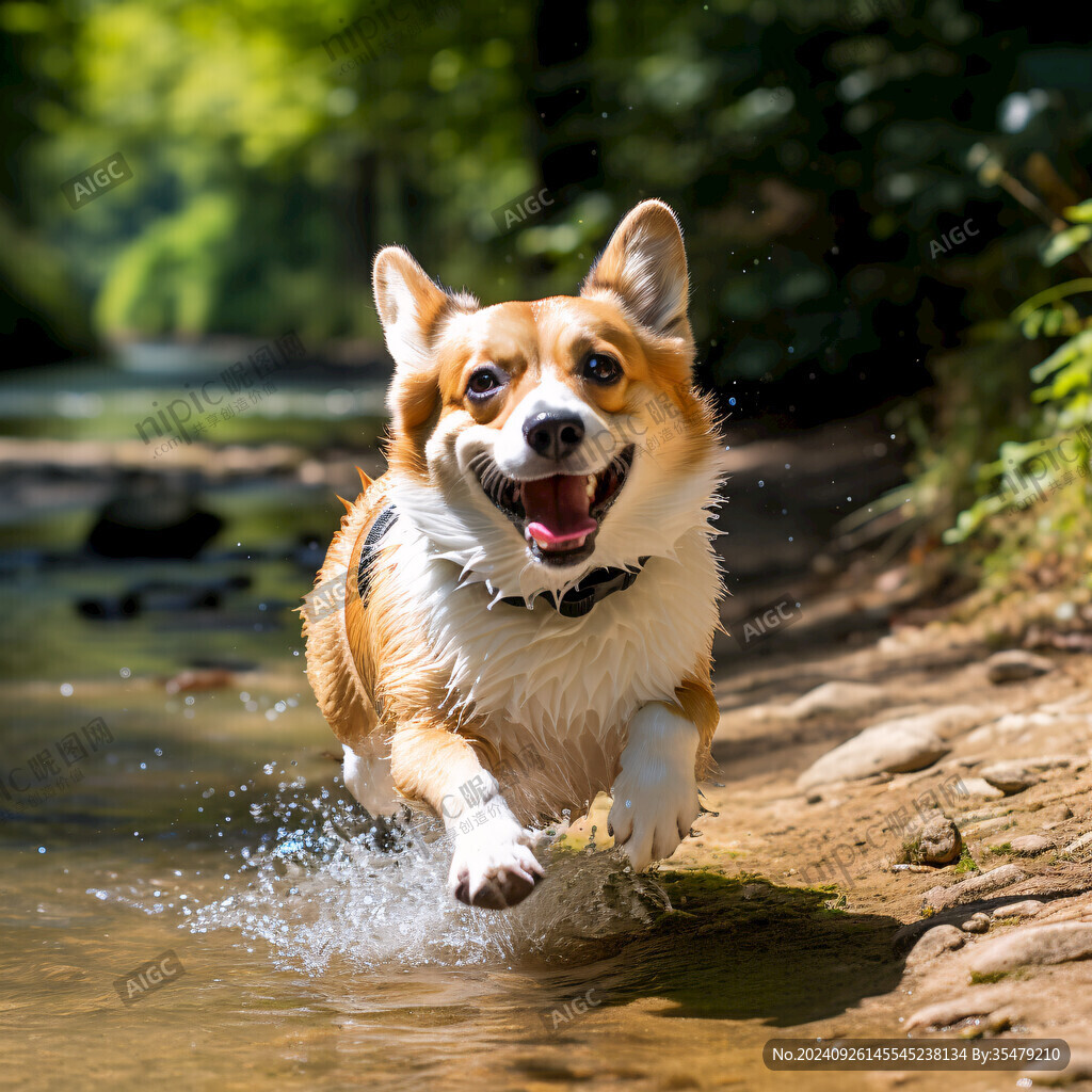 奔跑的柯基犬 快樂無限