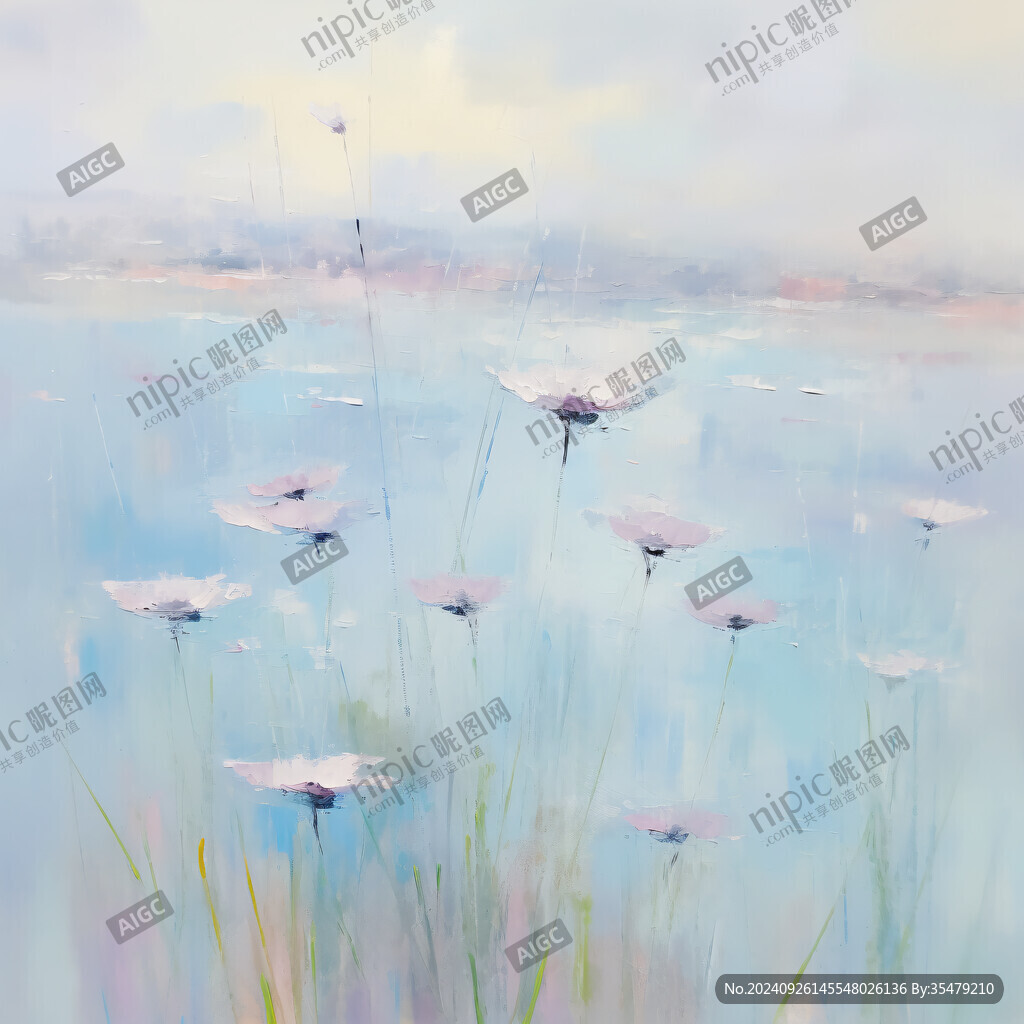 溫柔的白色花海