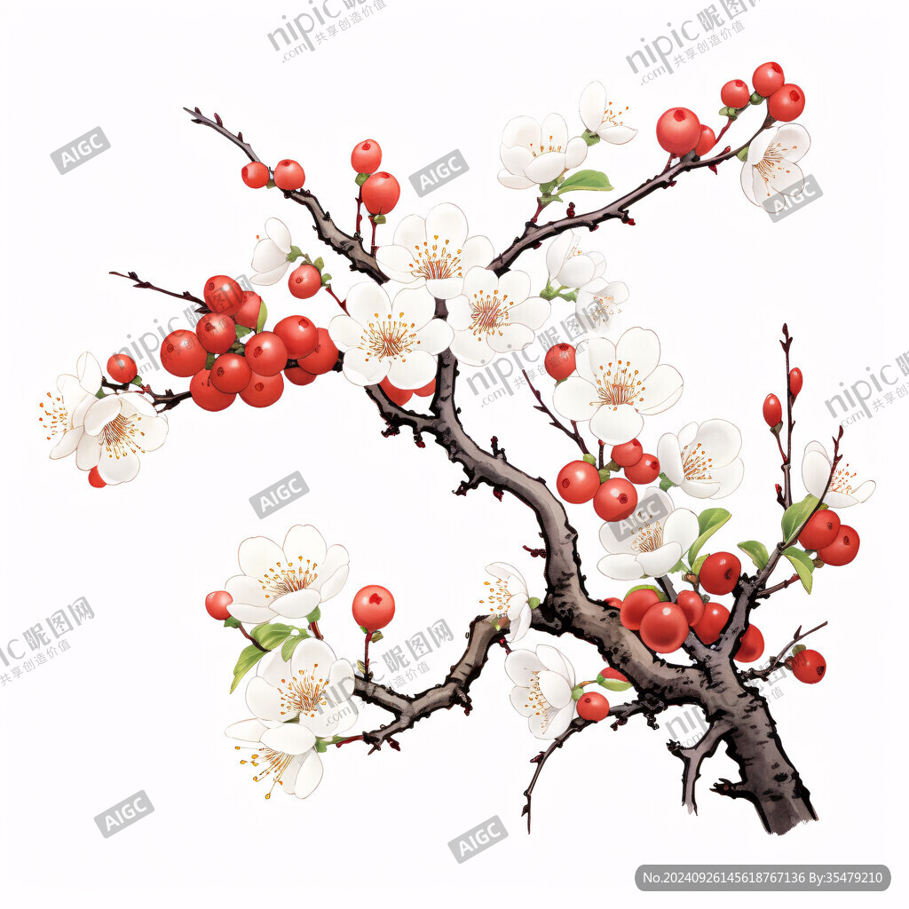 春意盎然 花開滿枝