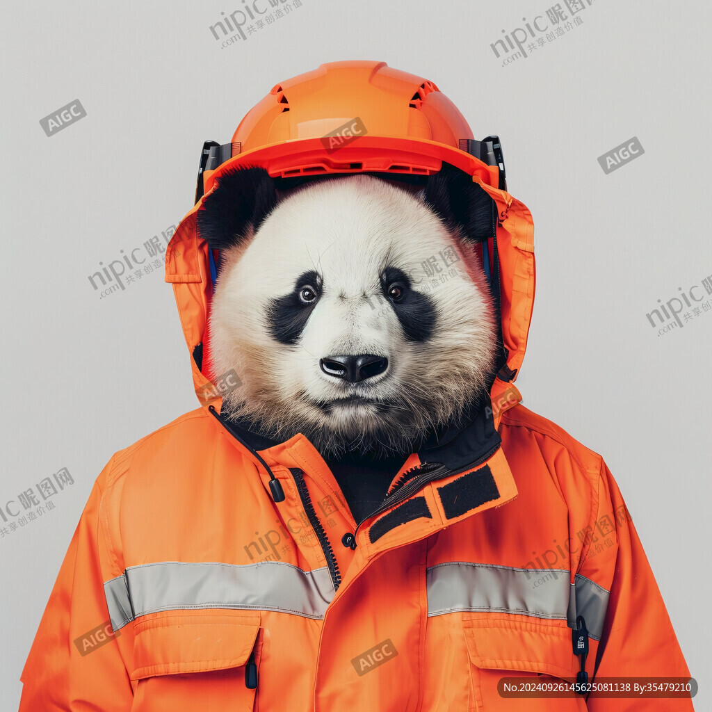 熊貓工地新造型