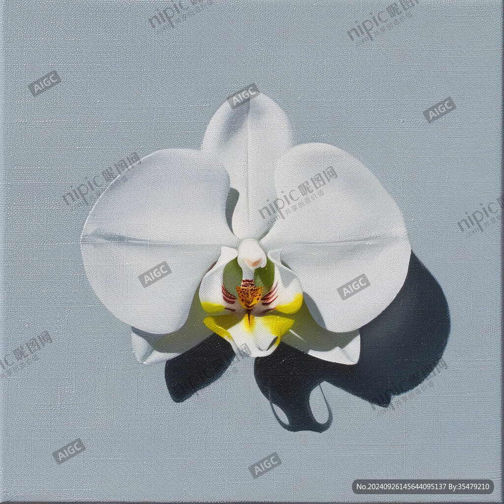純白蘭花 優(yōu)雅綻放