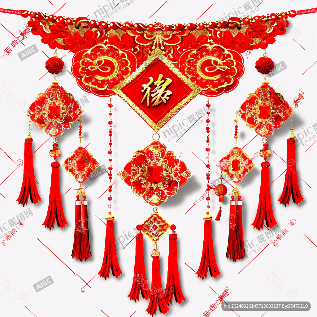 喜慶新年紅燈籠