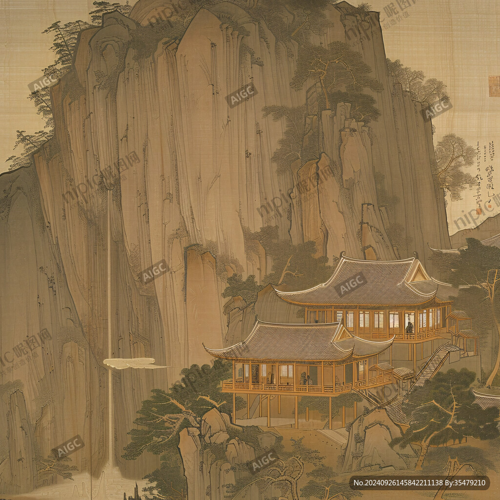 天一閣插畫