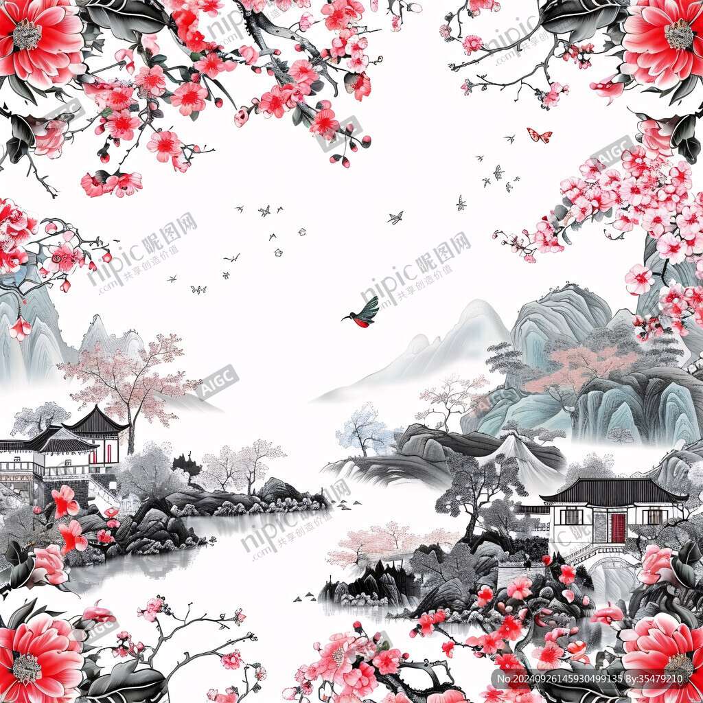 春意盎然的江南水鄉(xiāng)