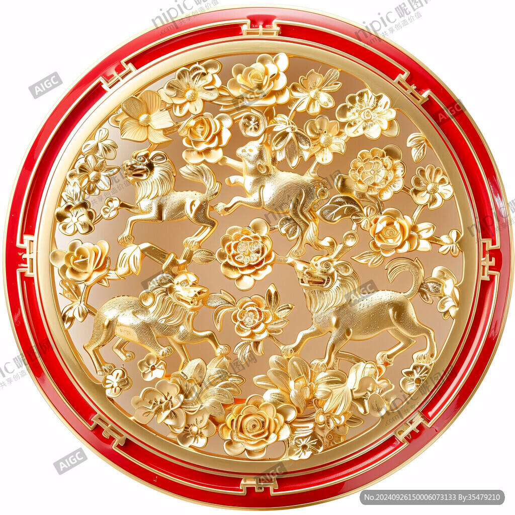 金玉滿堂 祥瑞圖案