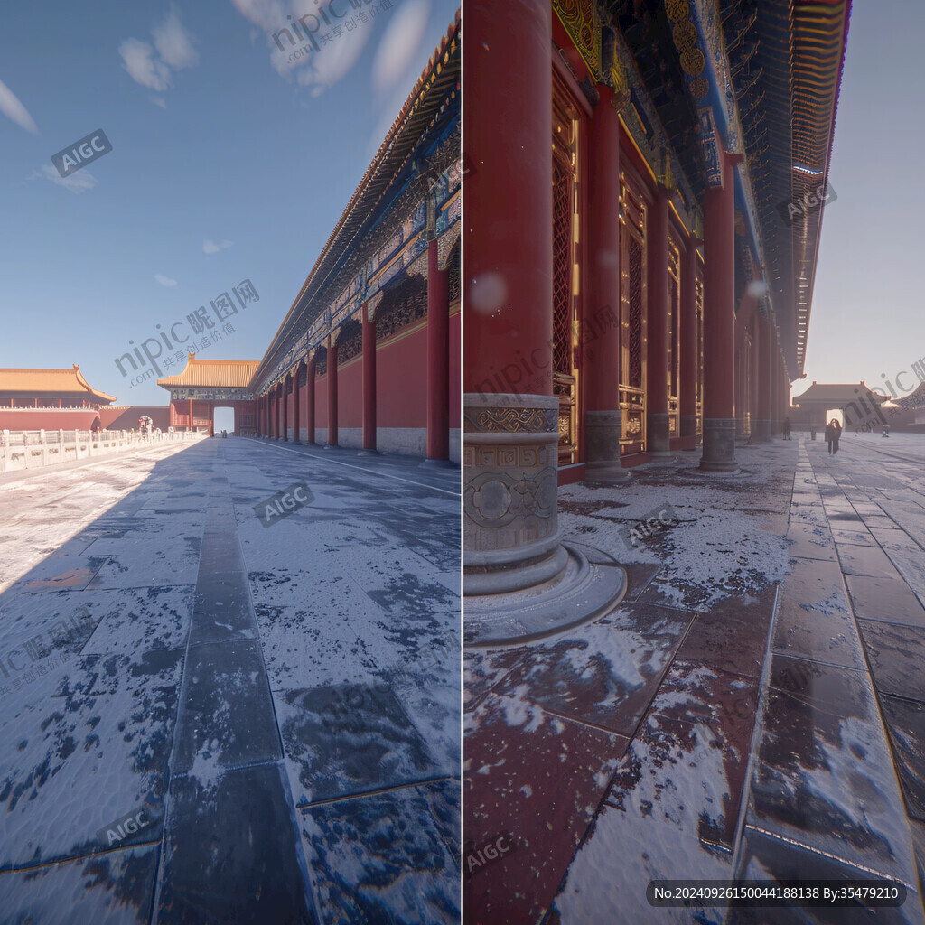 故宮雪景 靜謐如畫(huà)