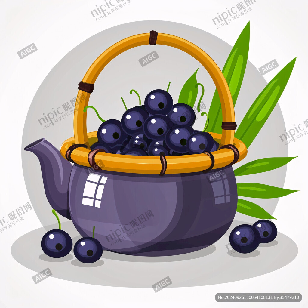 茶壺里的藍莓