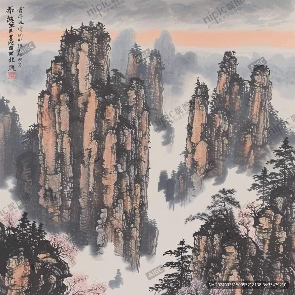 云海山峰 仙境奇觀