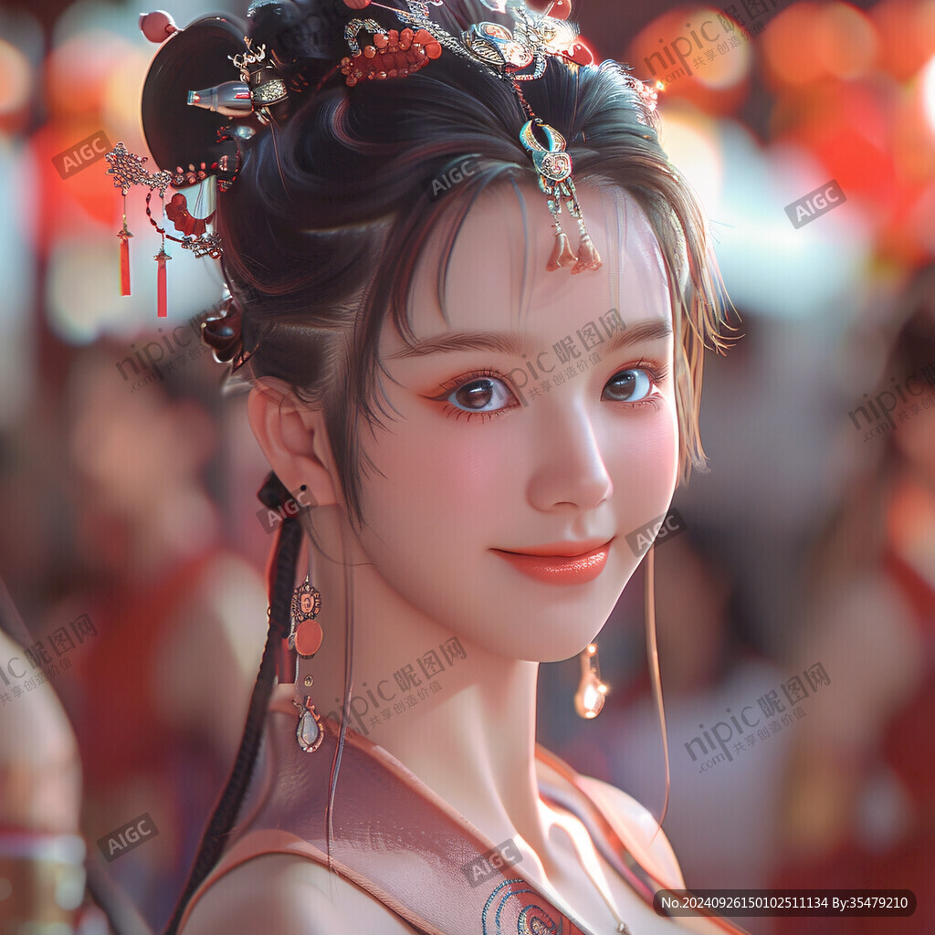 絕美古風少女 傾城一笑