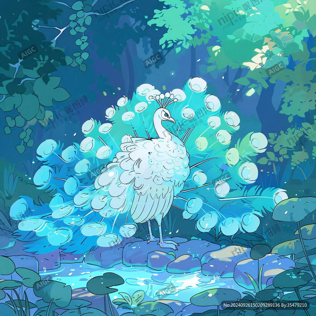 白孔雀的夢(mèng)幻森林