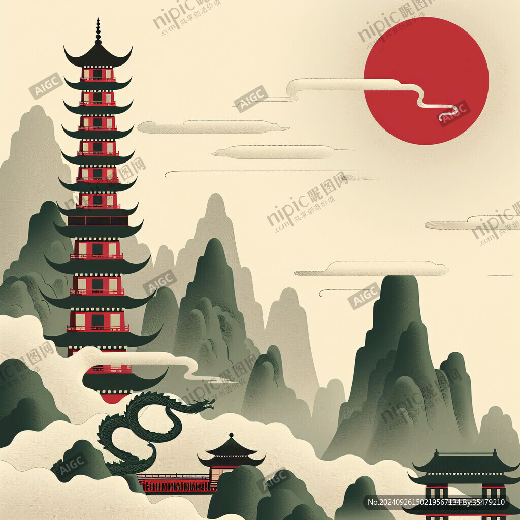 東方意境 龍騰云霄
