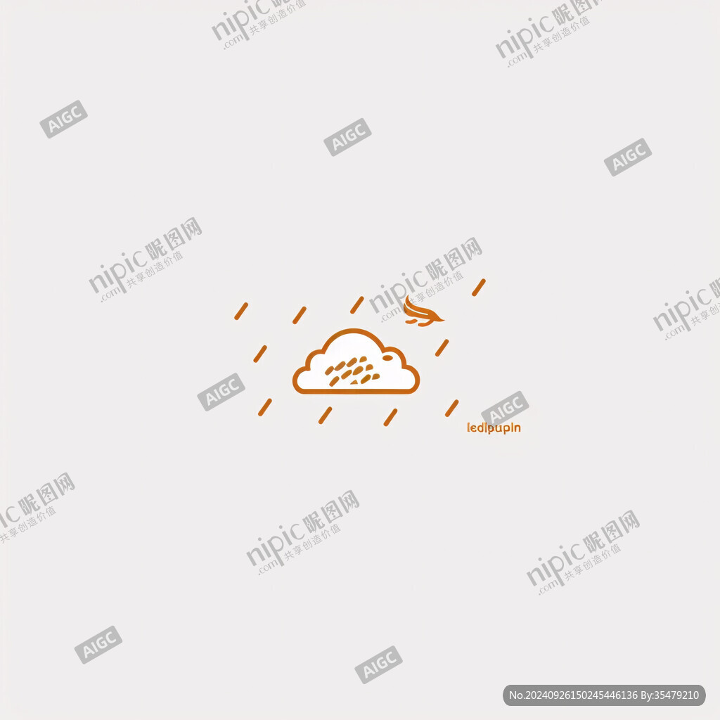 雨中飛鳥(niǎo) 云朵輕盈