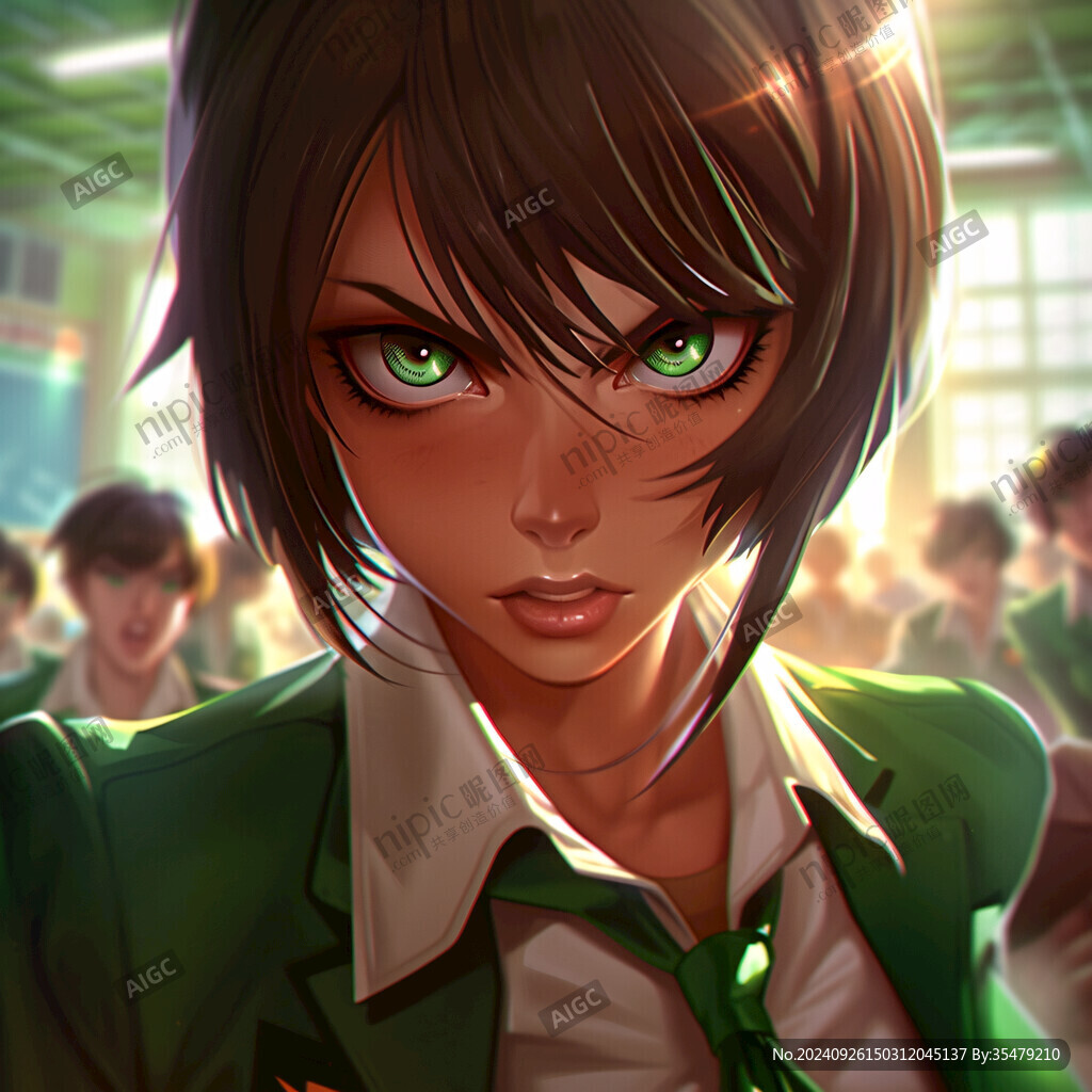 綠眼少女的校園怒火