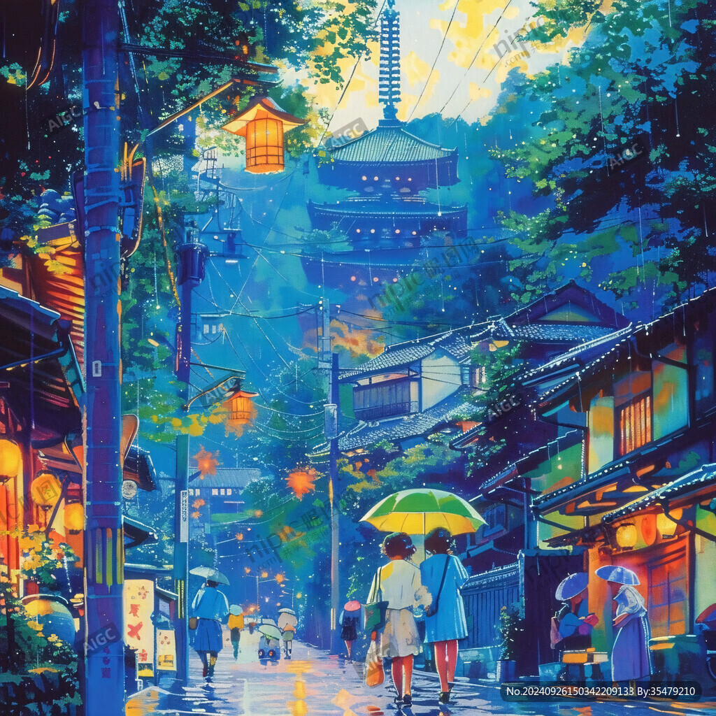 雨夜京都街景 雨夜京都街景