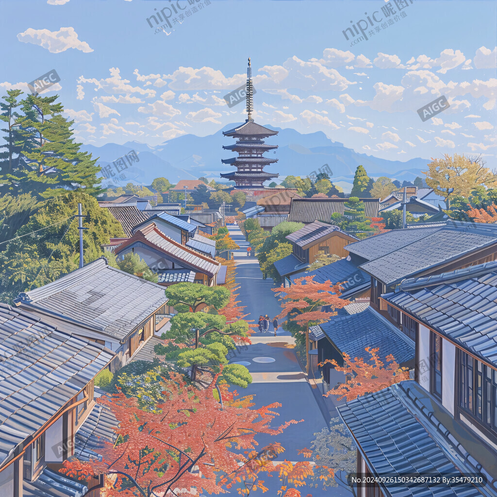 秋日古鎮(zhèn) 層層疊疊