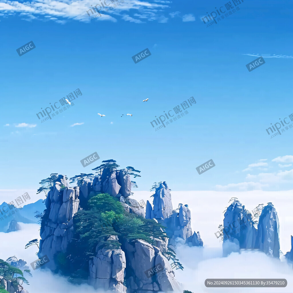 云海山峰 人間仙境