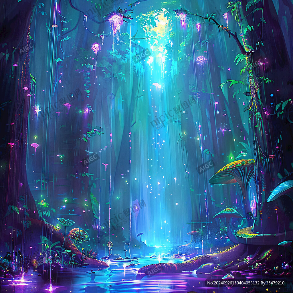 夢幻森林 光影流淌