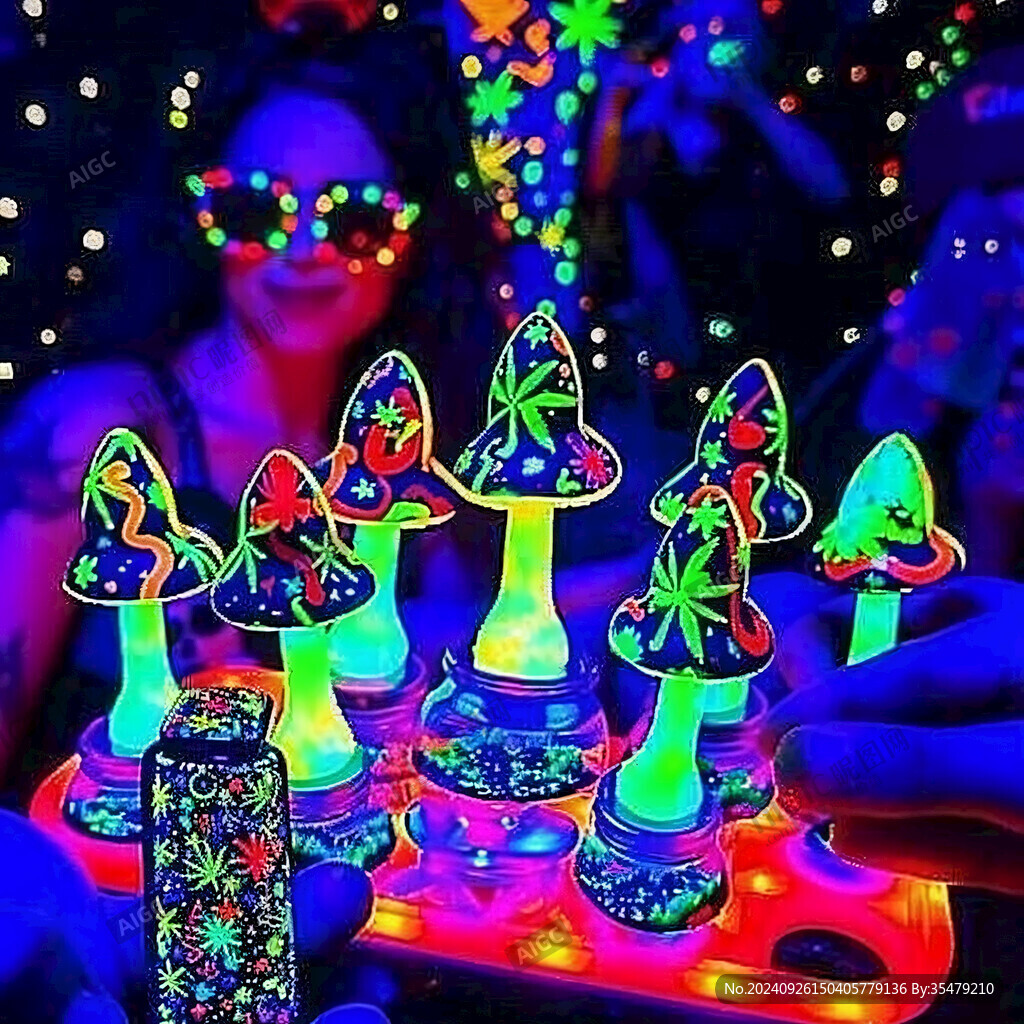 熒光蘑菇 夜色派對